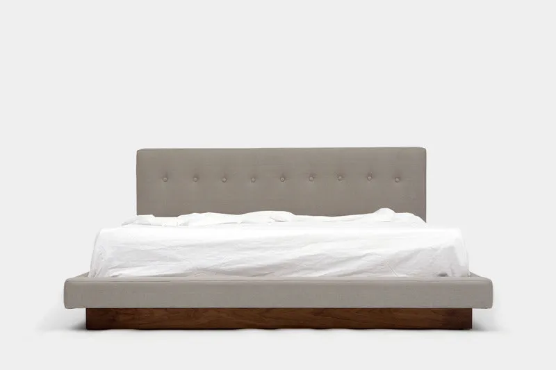 101082 Upholstered Platform Bed