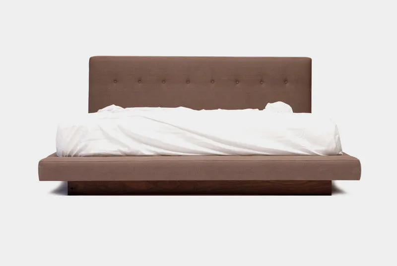 101082 Upholstered Platform Bed