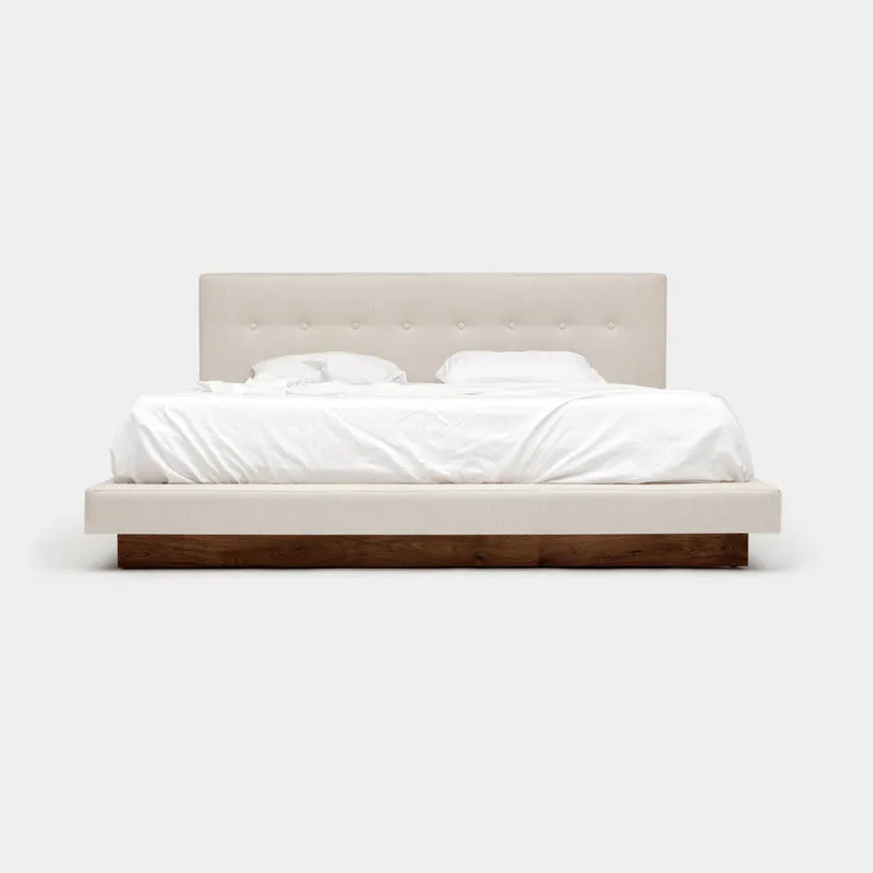 101082 Upholstered Platform Bed