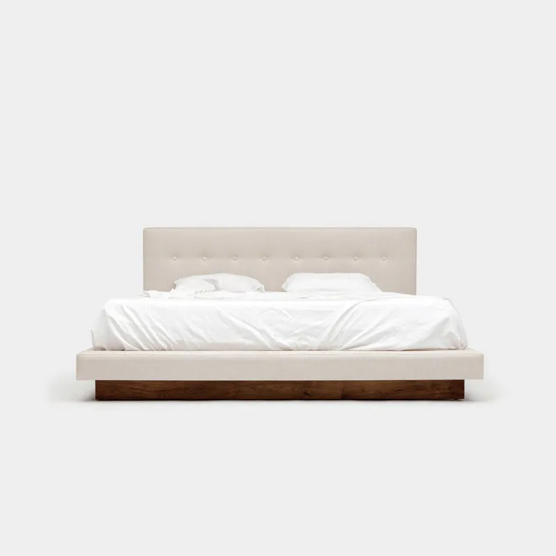 101082 Upholstered Platform Bed