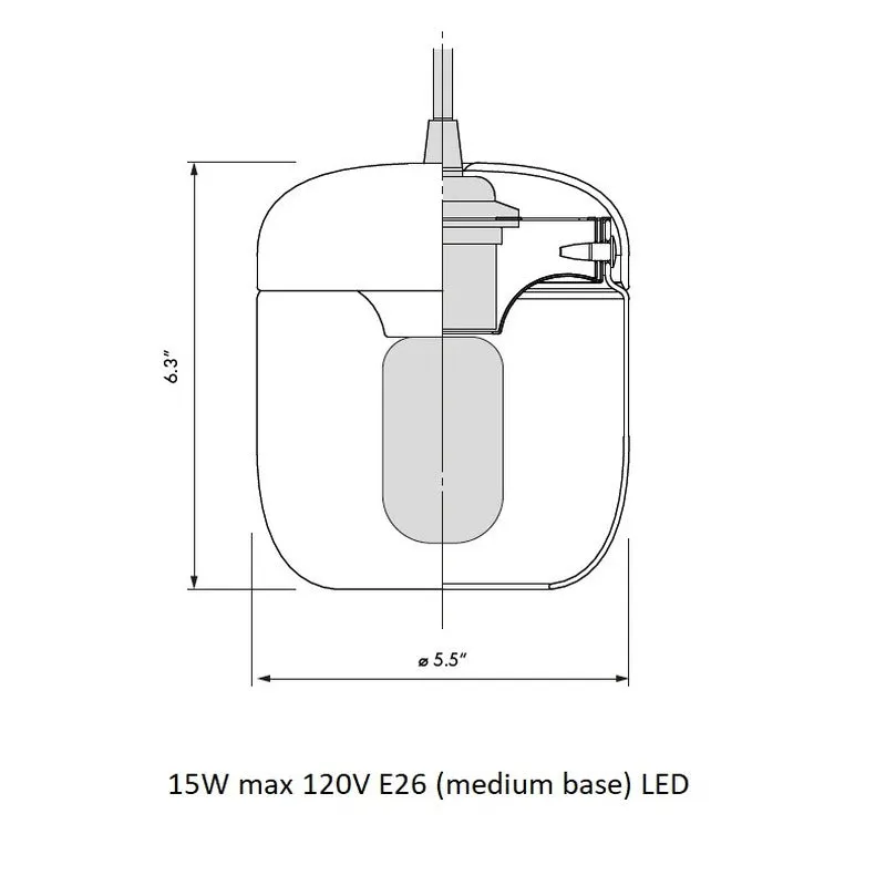 Acorn Pendant Light