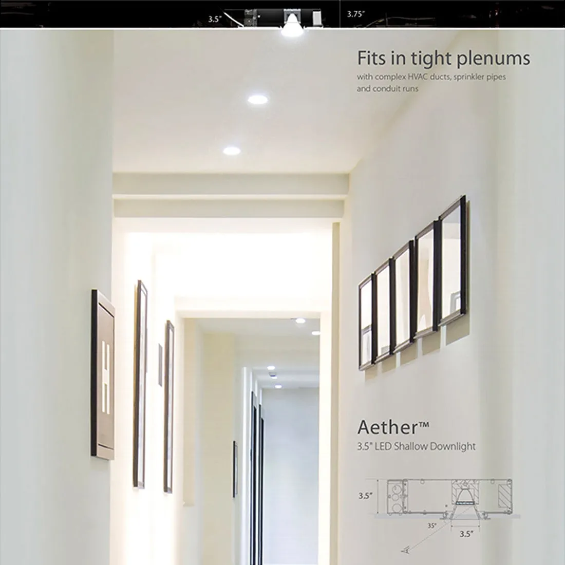 Aether 3.5IN 0-30 Degree Round Adjustable Trim
