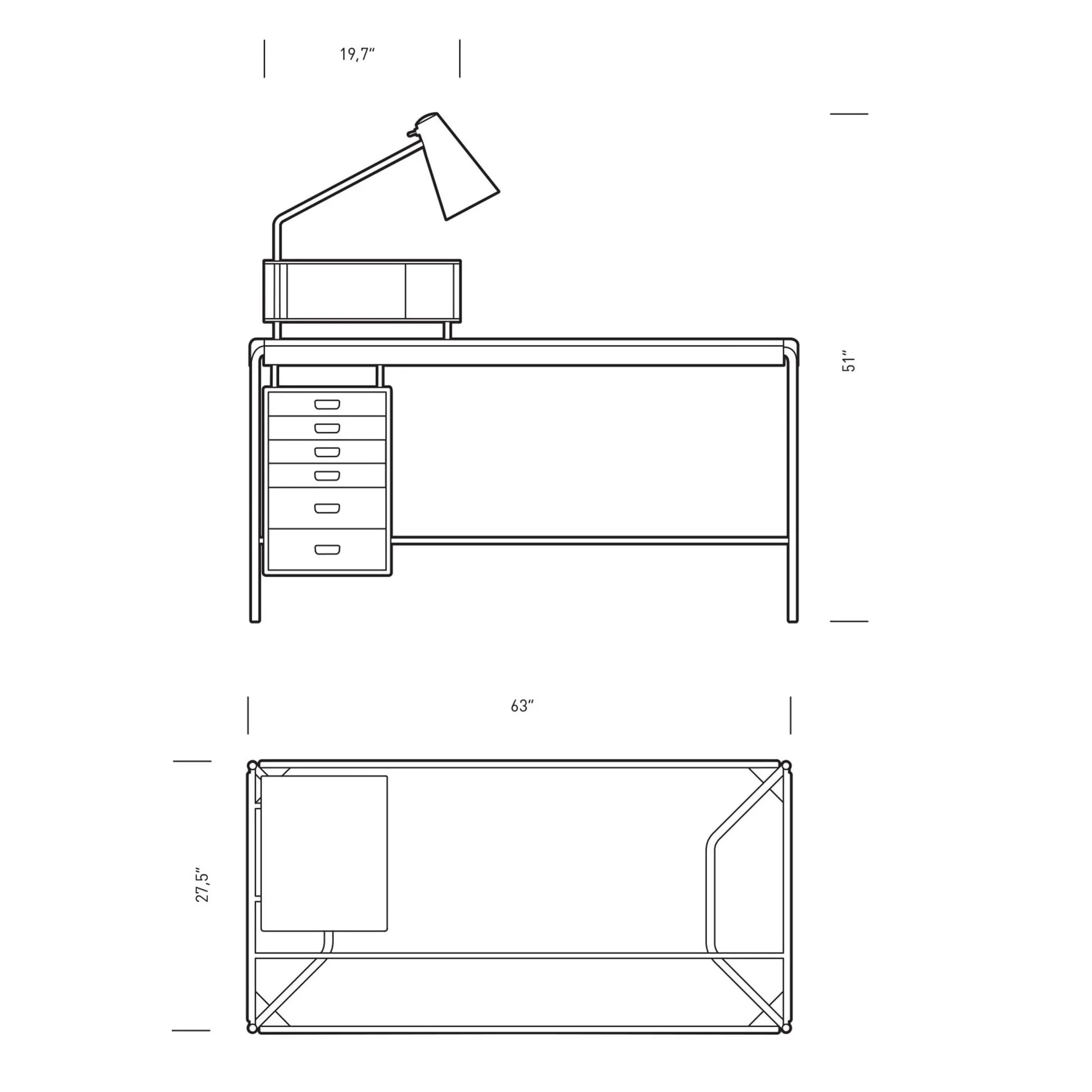 AJ52 Society Table Desk