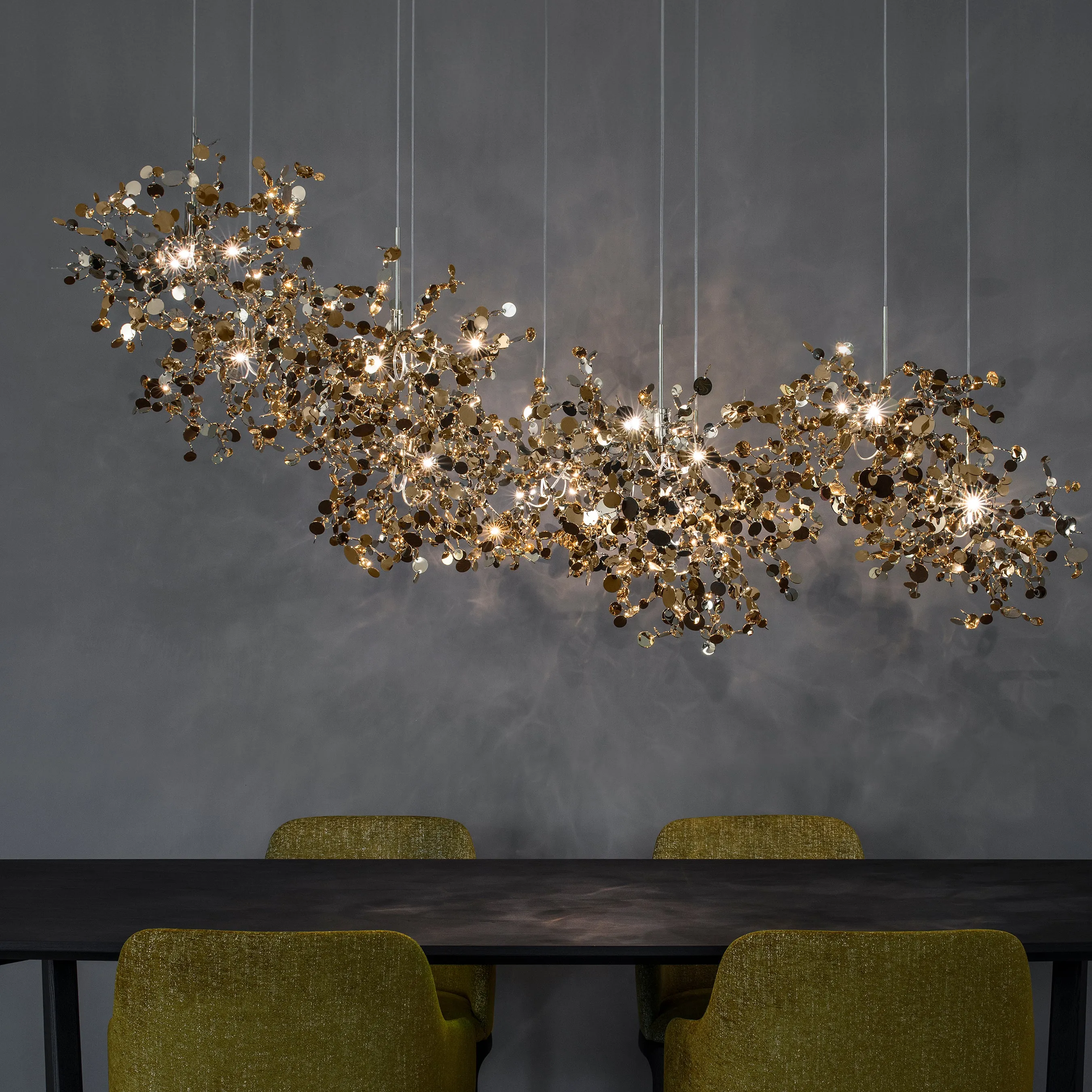 Argent Mini Pendant Light with Disc