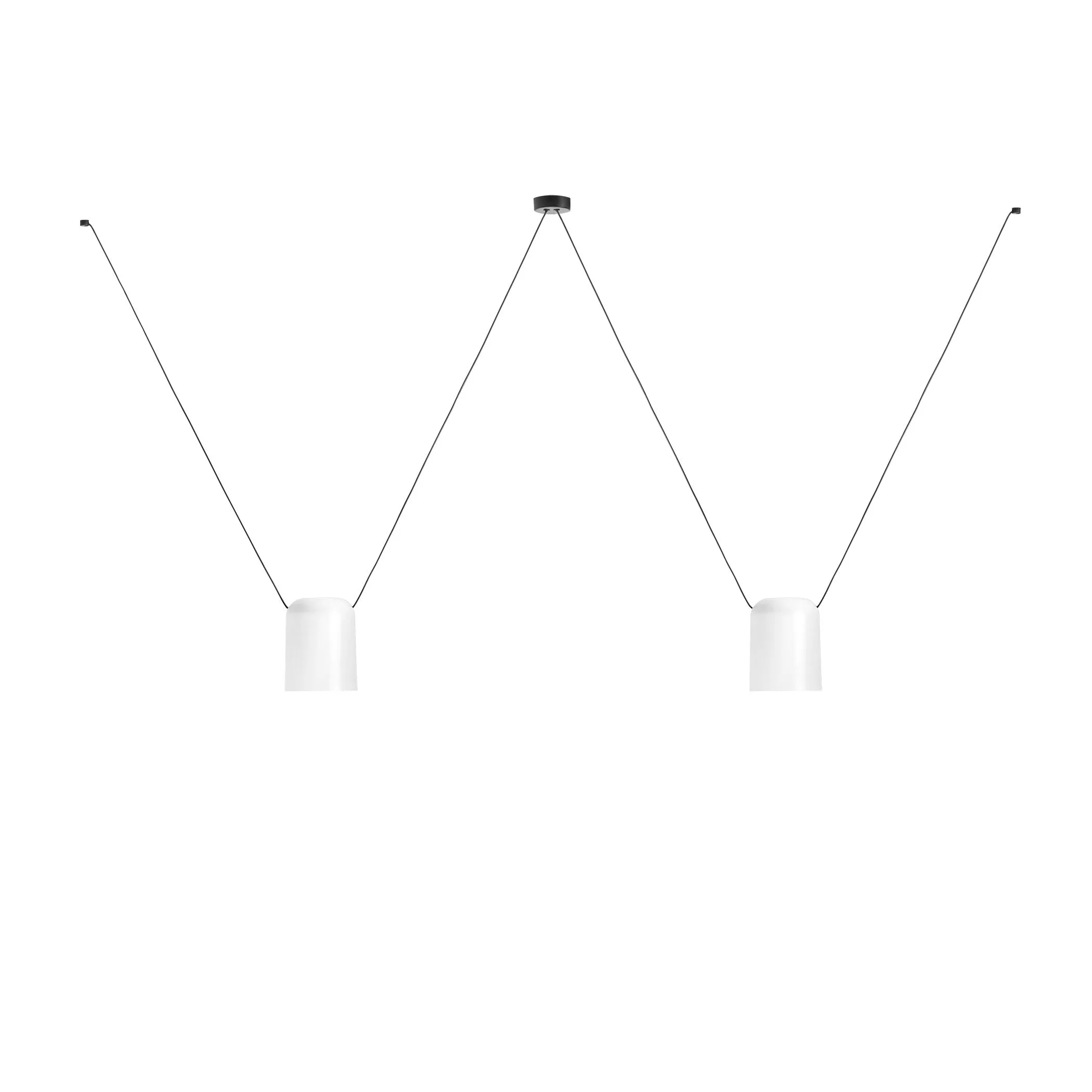 Attic Lateral Multi-Cylindrical Pendant Light