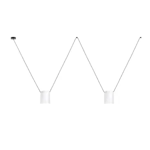 Attic Lateral Multi-Cylindrical Pendant Light