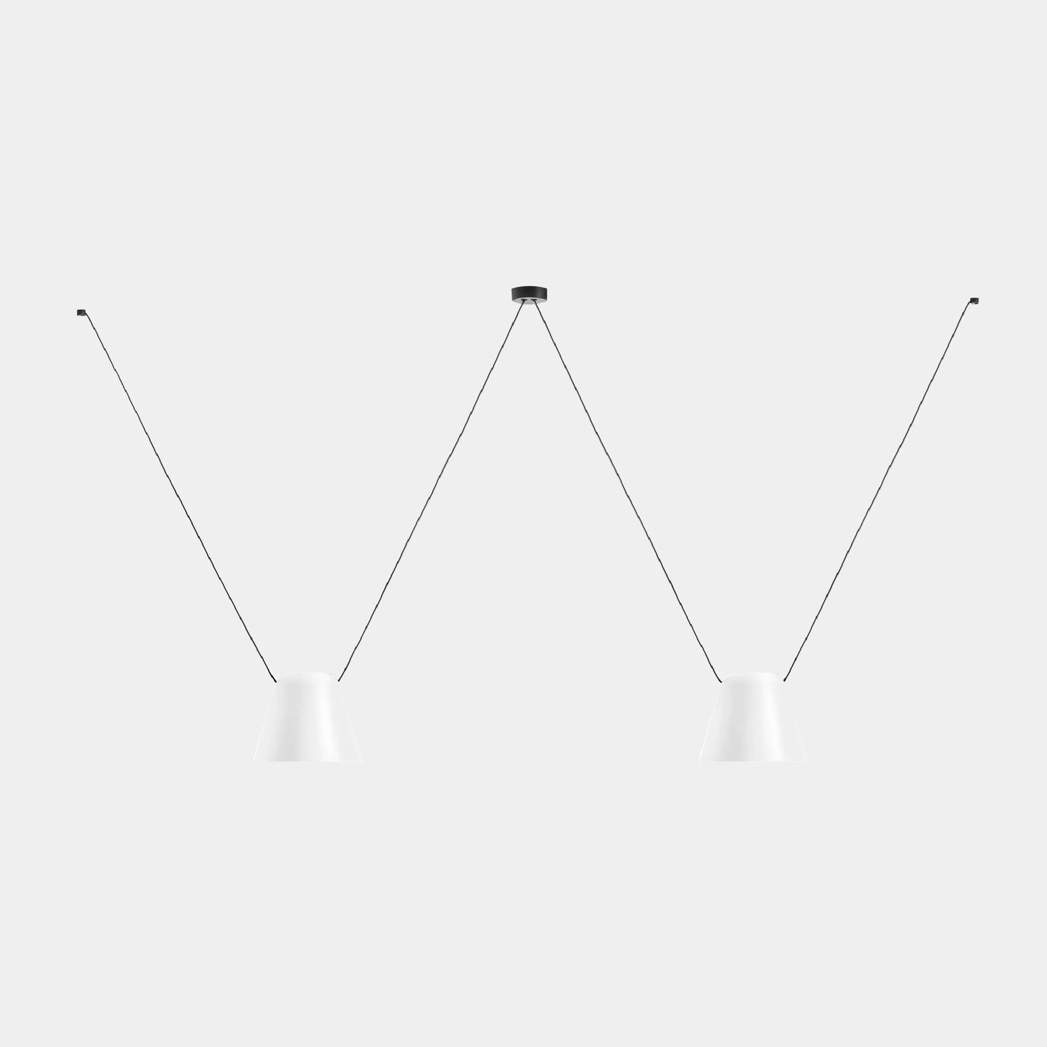 Attic Lateral Multi-Cylindrical Pendant Light