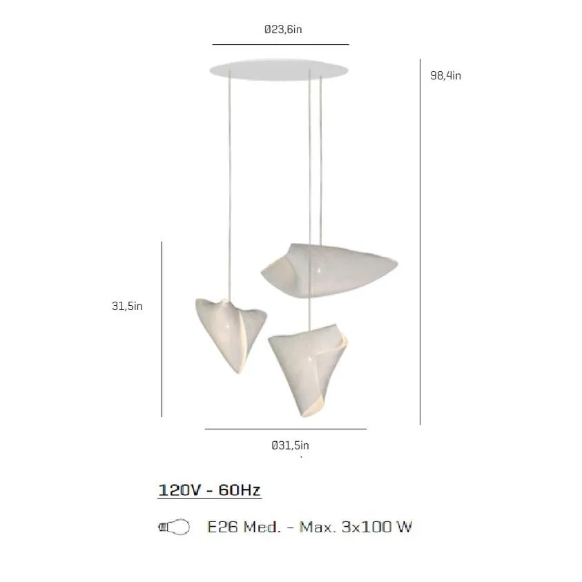 Ballet Cluster Pendant Light