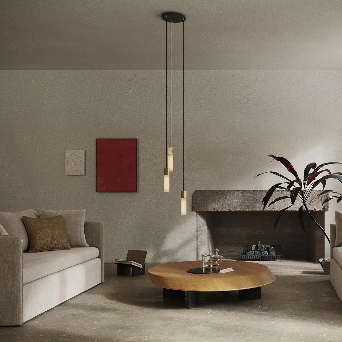 Basalt Multi-Light Pendant Light