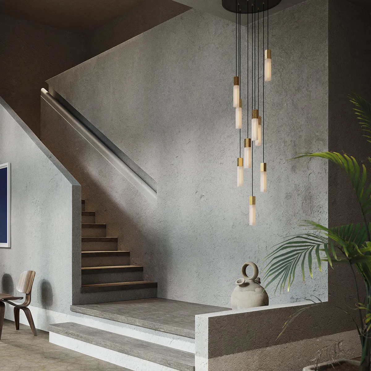 Basalt Multi-Light Pendant Light