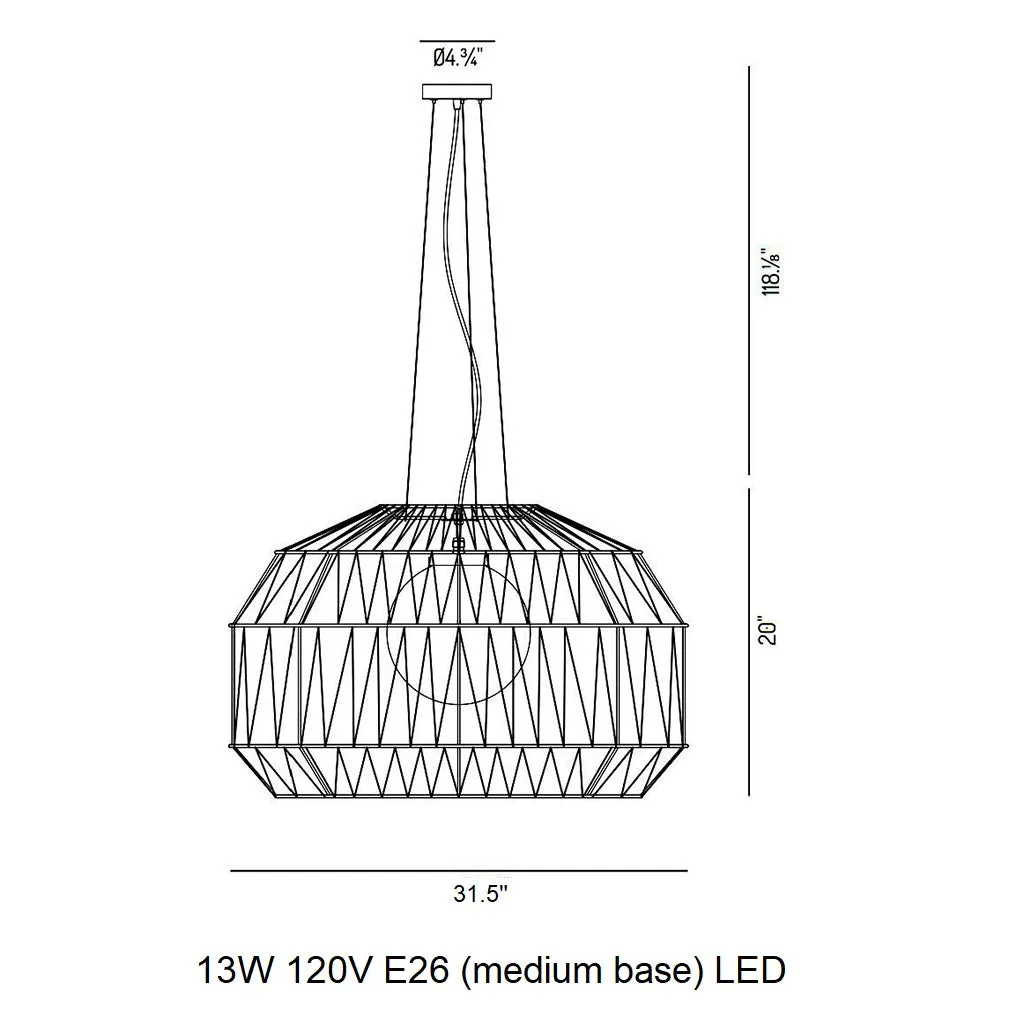 Bauma Pendant Light