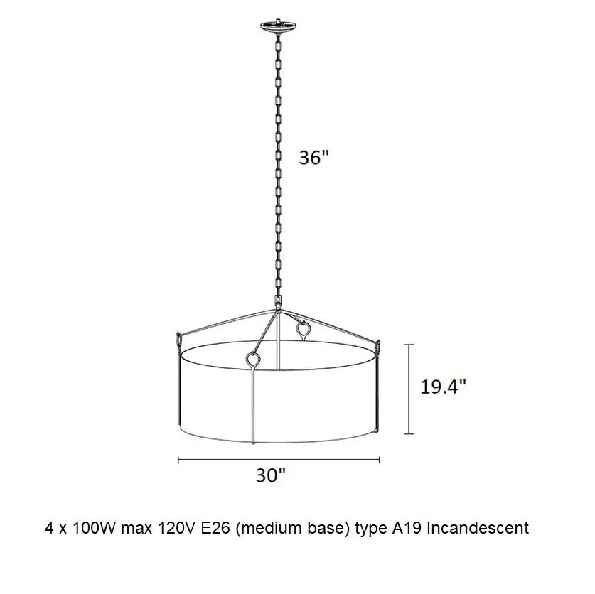 Bow Large Pendant Light