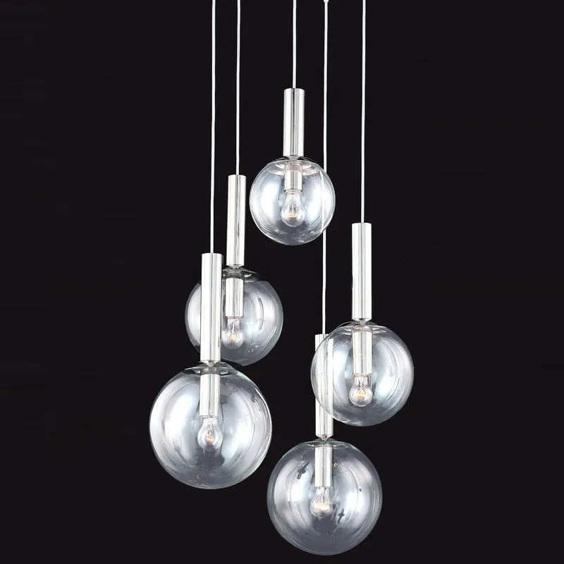 Bubbles Five Light Multi Pendant Light