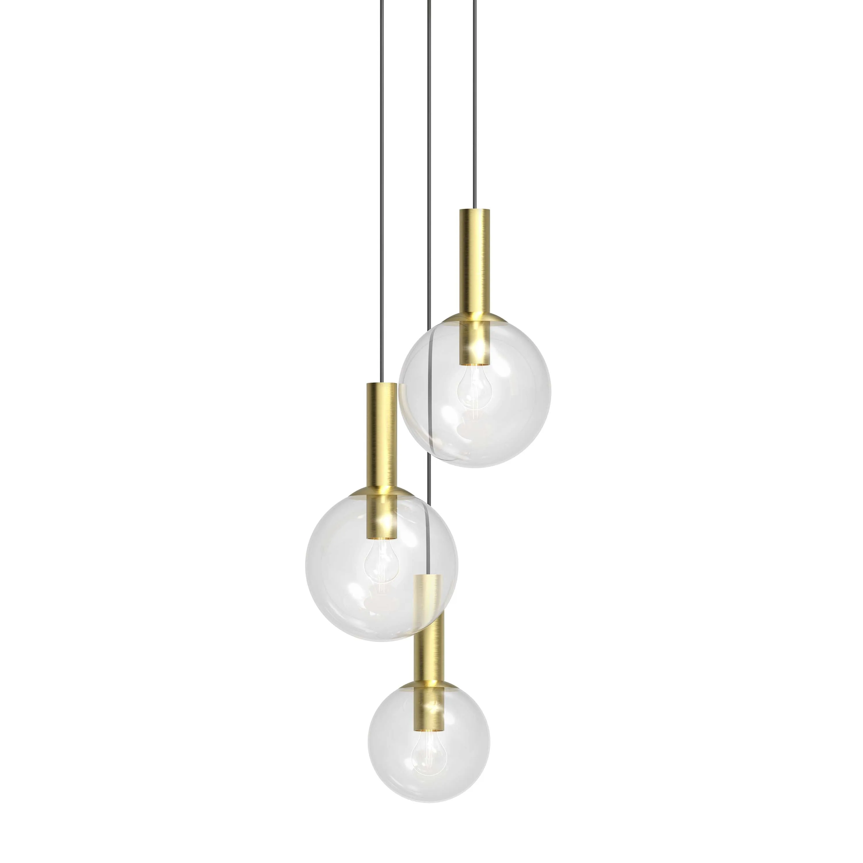 Bubbles Three Light Multi Pendant Light