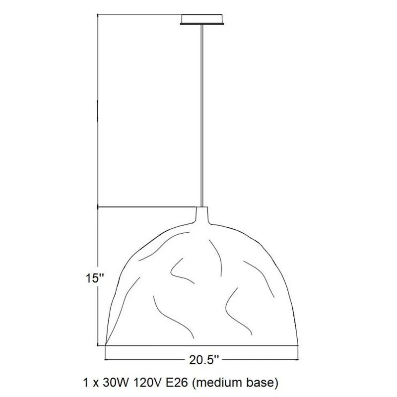 Bump Pendant Light