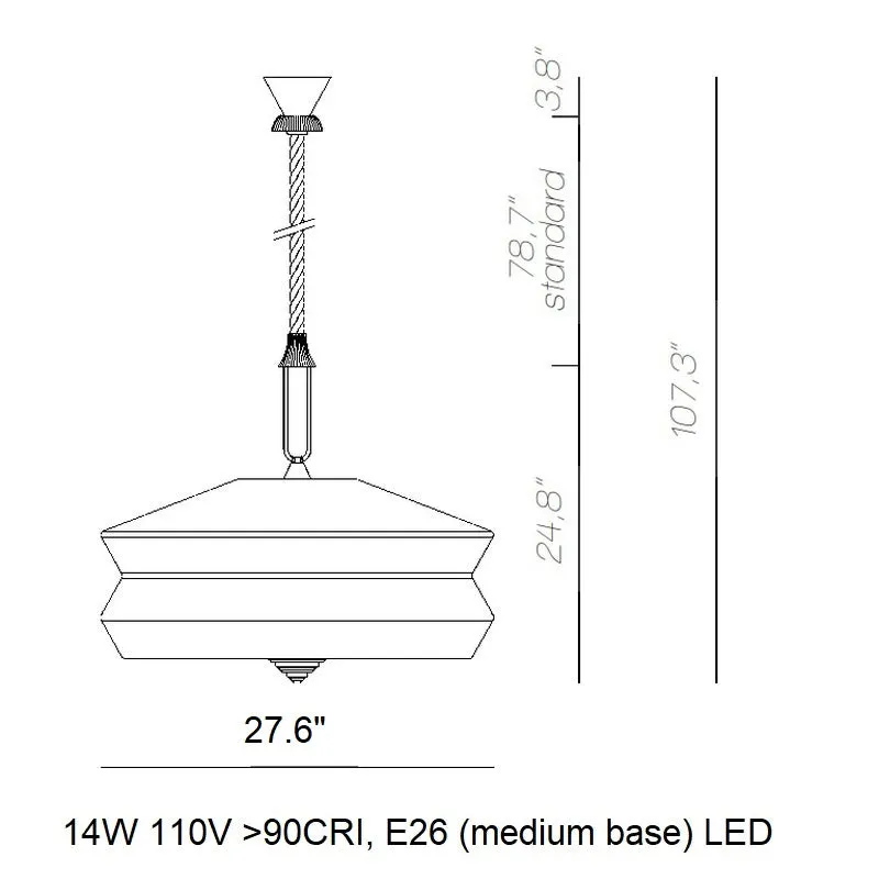 Calypso Antigua Pendant Light