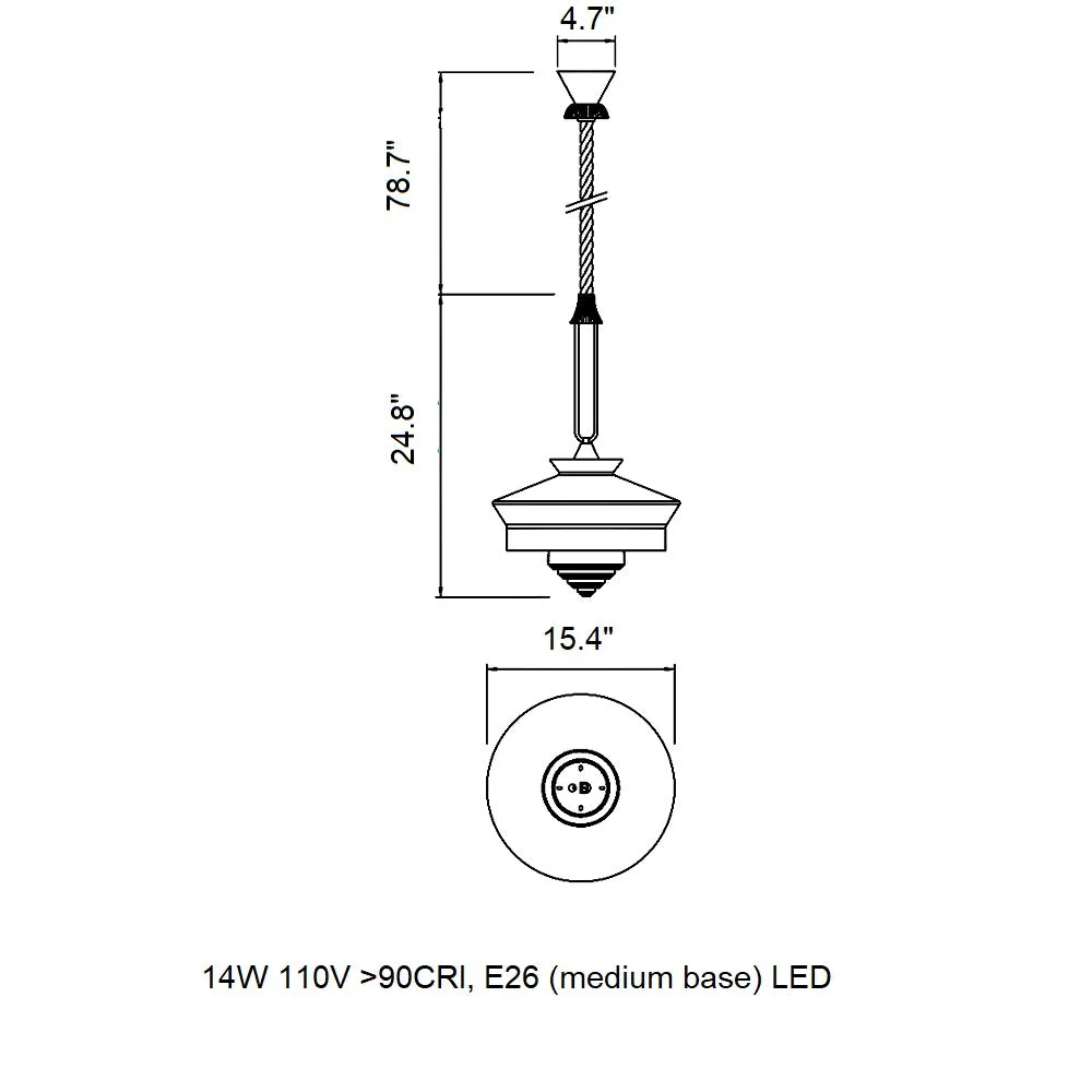 Calypso Martinique Pendant Light