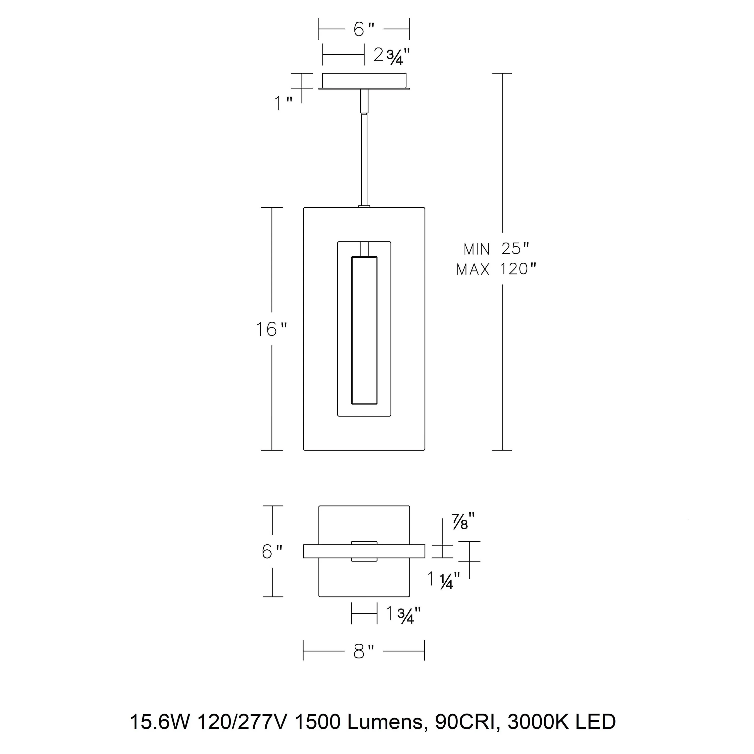 Cambria LED Mini Pendant Light