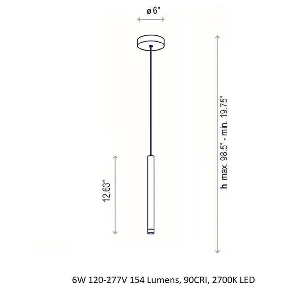 Candle Single Pendant Light