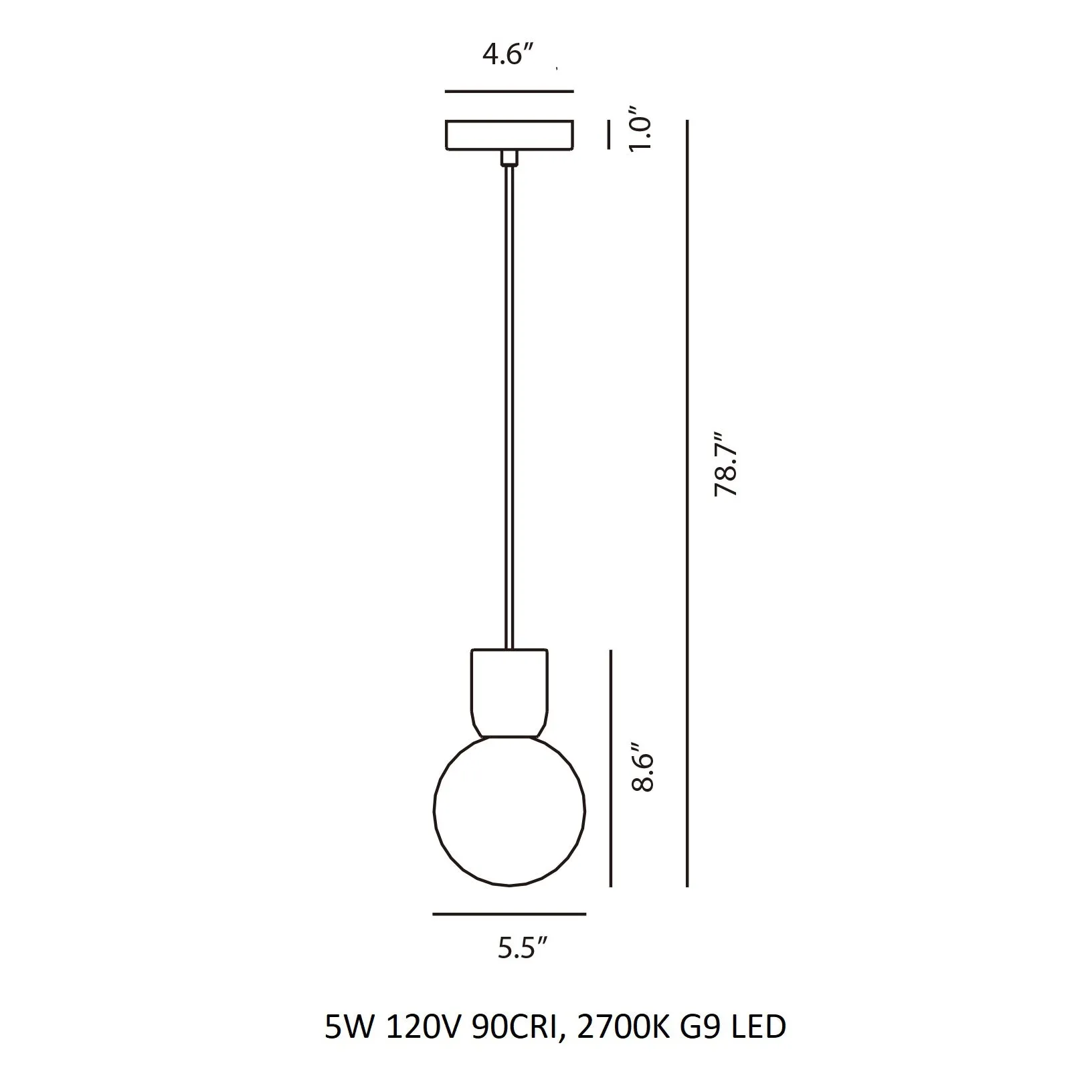 Castle Glo Pendant Light