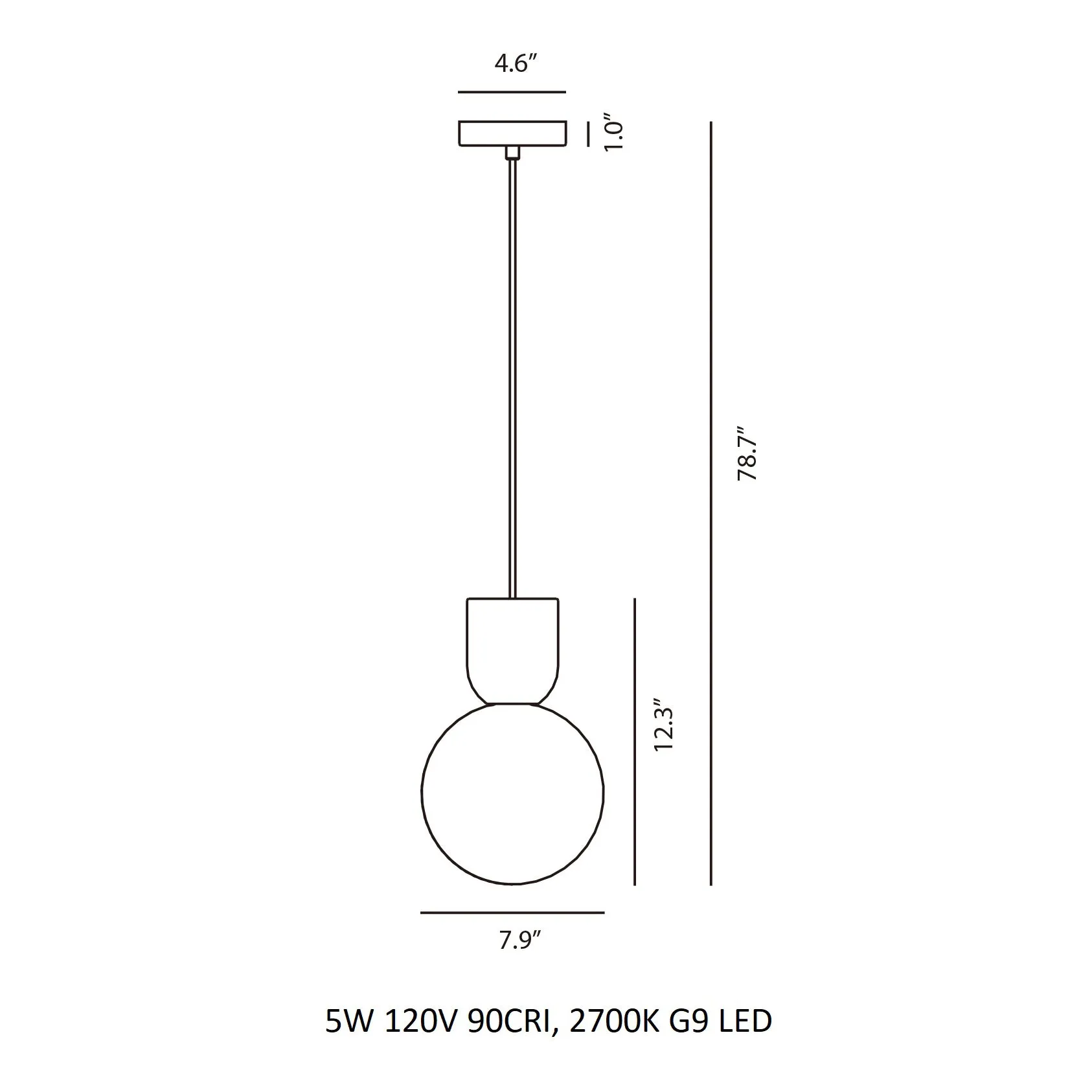 Castle Glo Pendant Light
