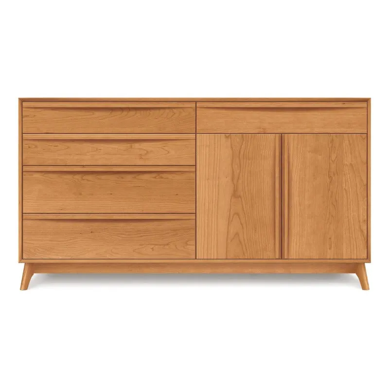 Catalina 4 Drawer On Left,1 Drawer Over 2 Door On Right Dresser