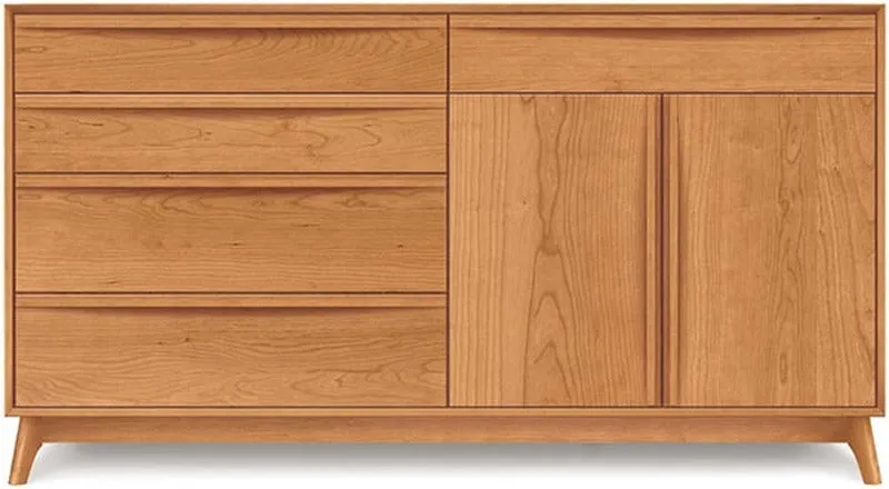 Catalina 4 Drawer On Left,1 Drawer Over 2 Door On Right Dresser