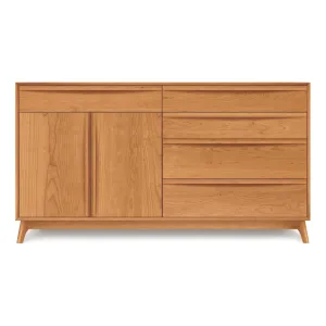 Catalina 4 Drawers on Right,1 Drawer Over 2 Doors onLeft Dresser