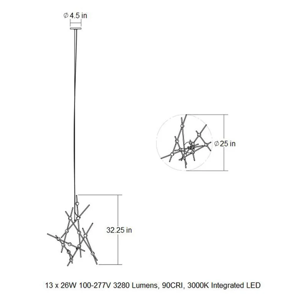 Constellation Aquila Minor Pendant Light