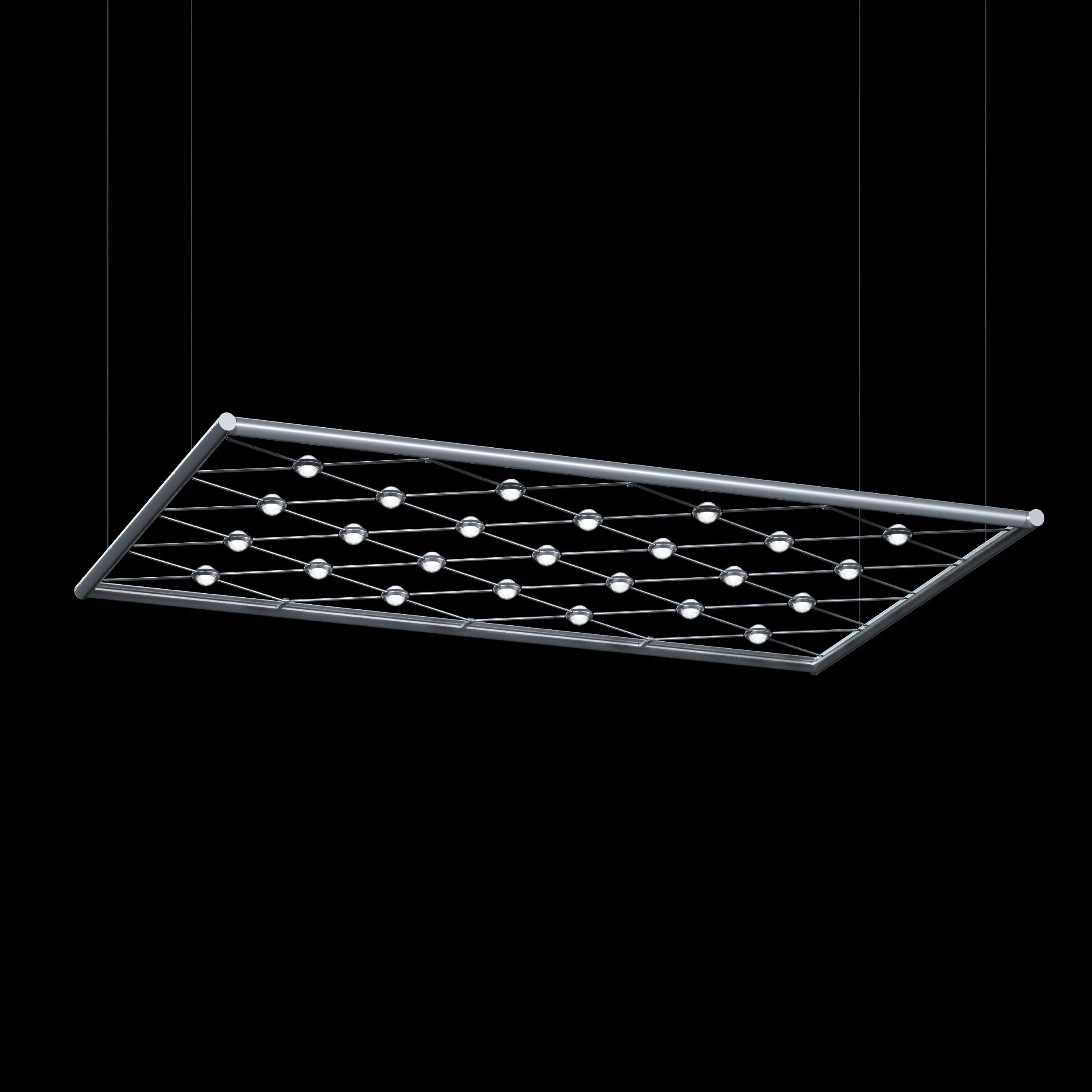 Constellation Galaxy Matrix Horizontal Rectangle Pendant Light