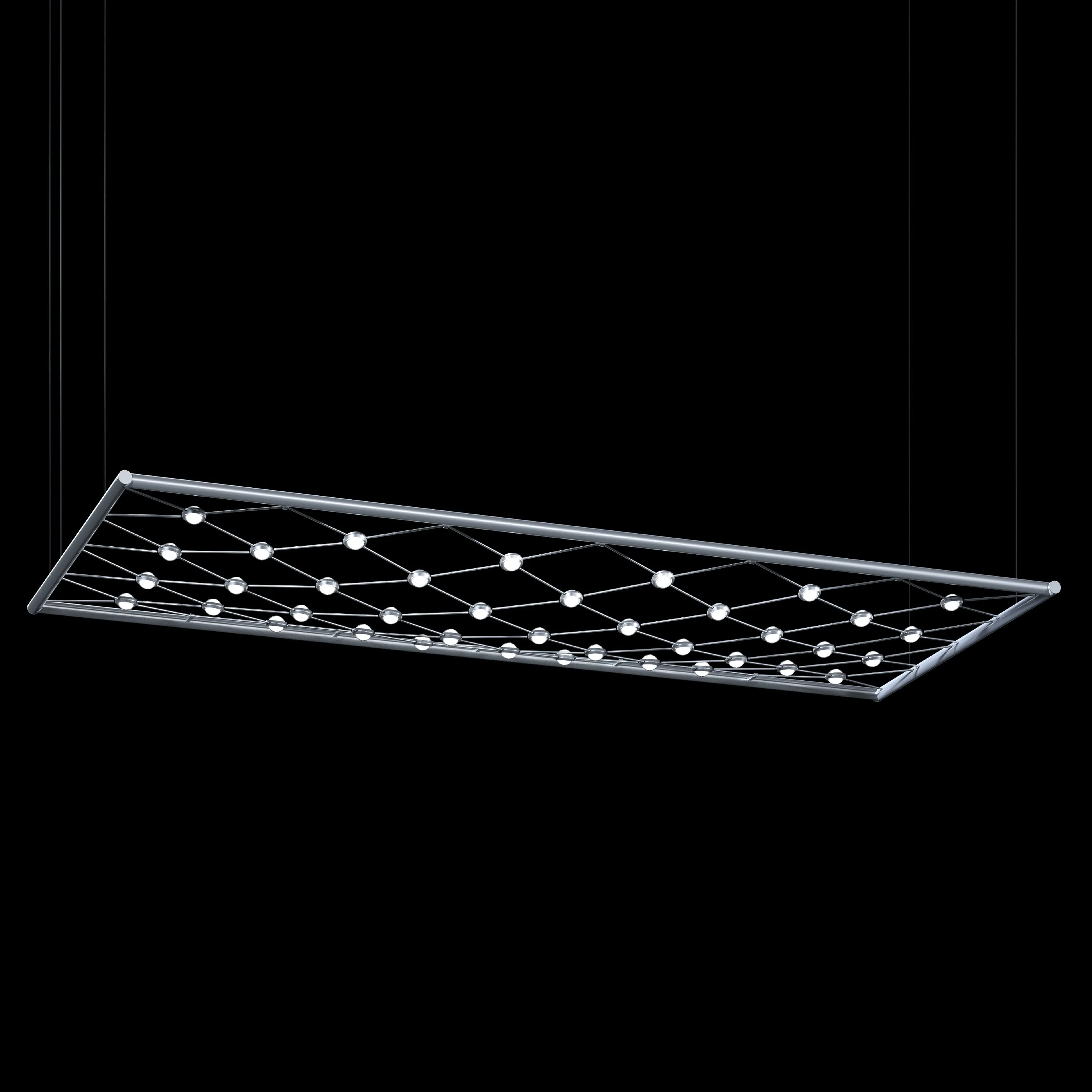 Constellation Galaxy Matrix Horizontal Rectangle Pendant Light