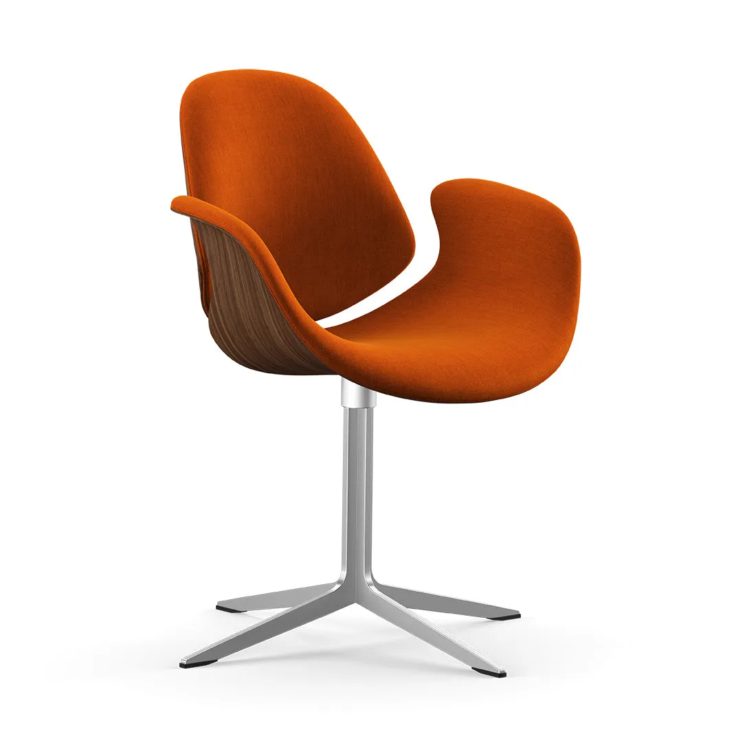 Council Front Upholstered Swivel Conference Chair