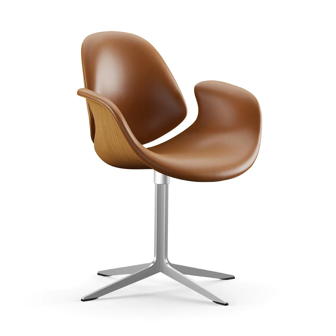 Council Front Upholstered Swivel Conference Chair