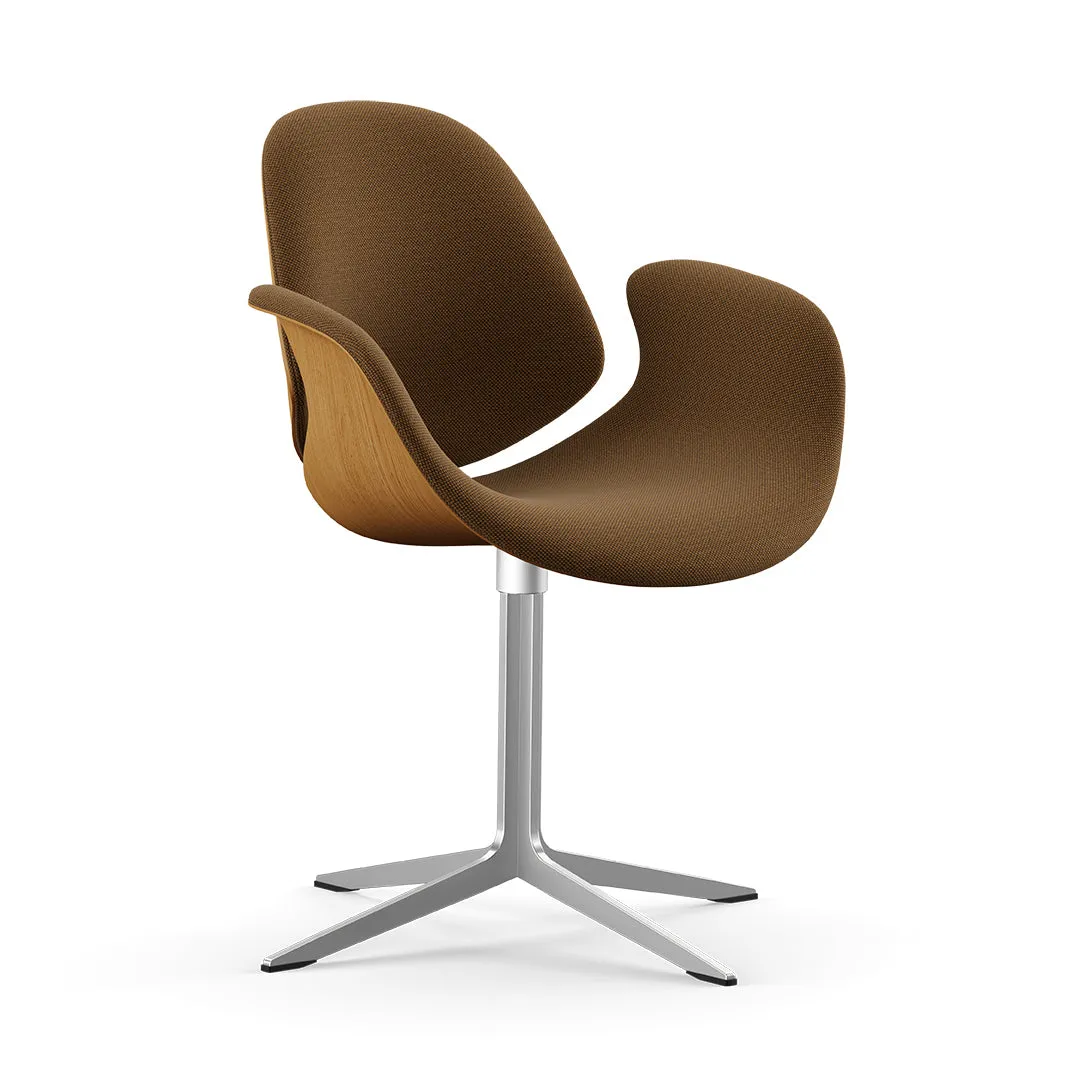 Council Front Upholstered Swivel Conference Chair