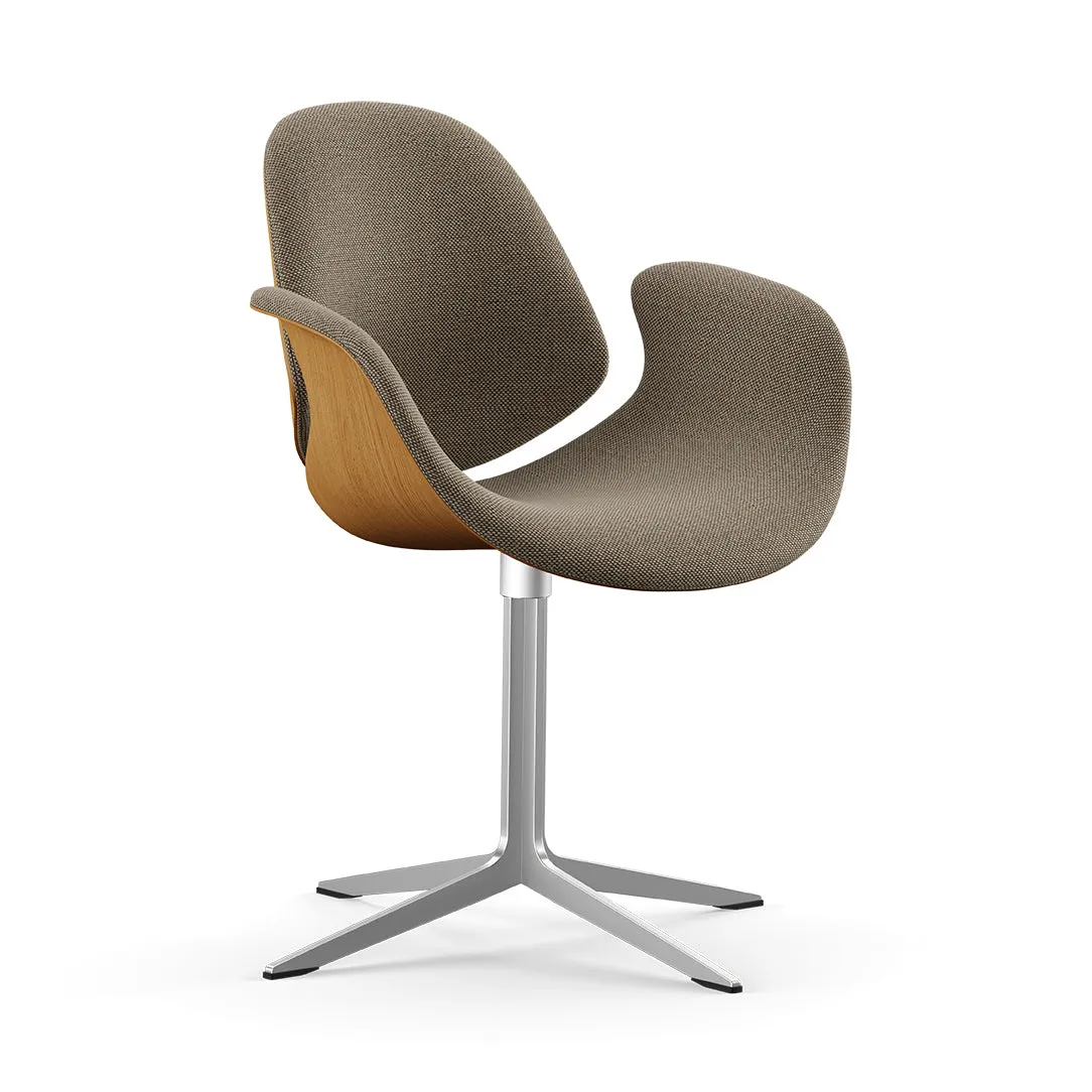 Council Front Upholstered Swivel Conference Chair