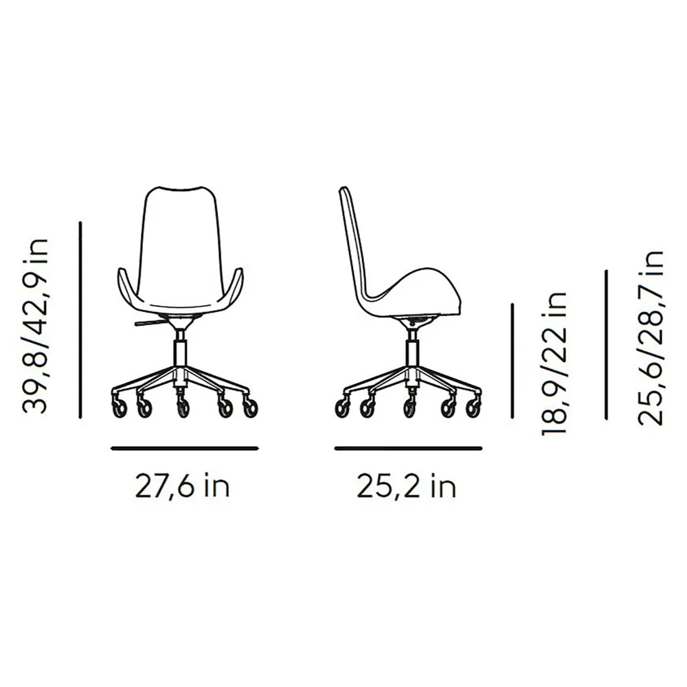 Dalia DPA TS Swivel Armchair