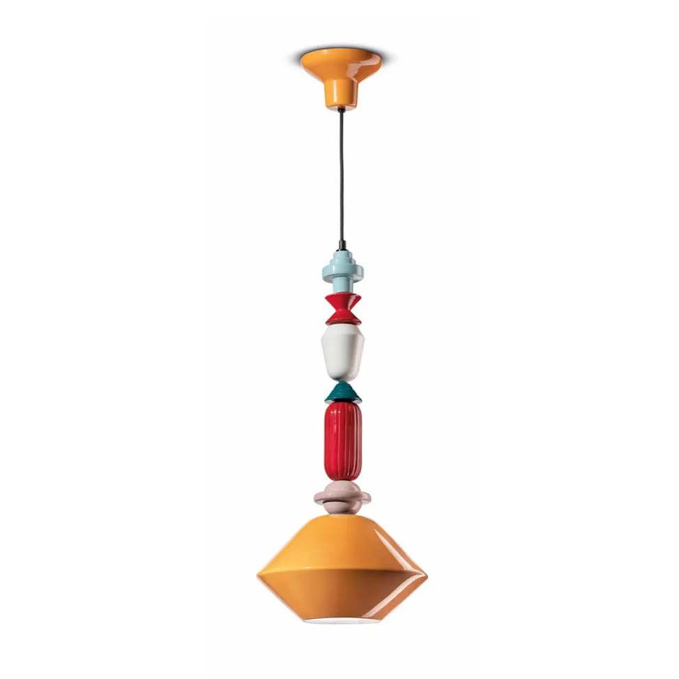 Deco Lariat Ceramic Pendant Light