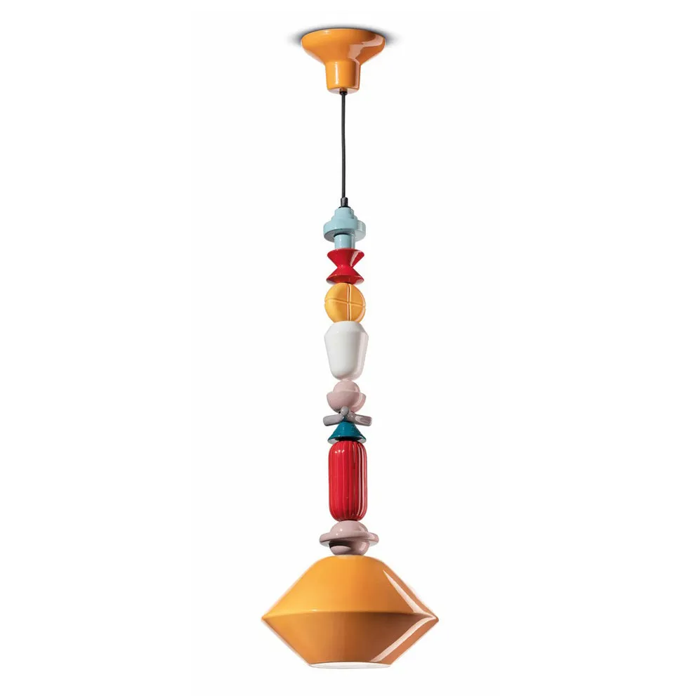 Deco Lariat Ceramic Pendant Light