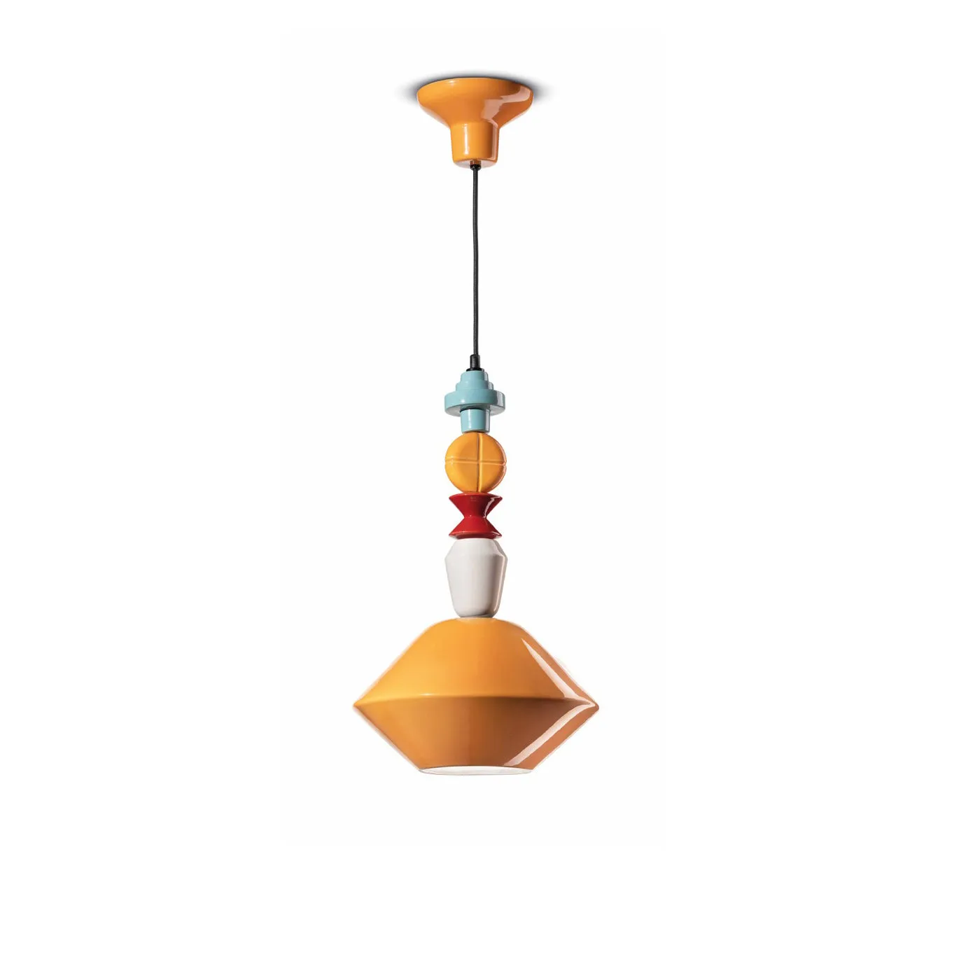 Deco Lariat Ceramic Pendant Light