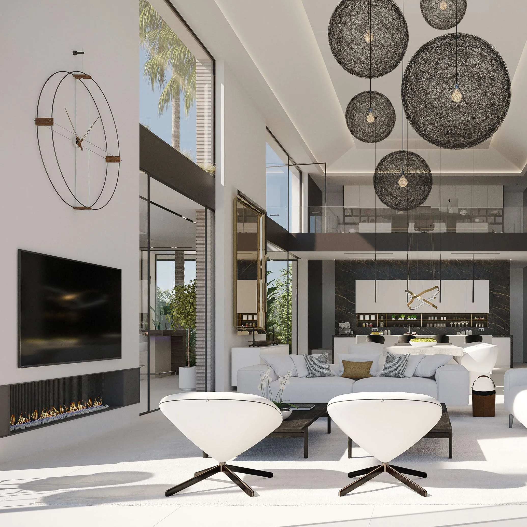 Delmori Wall Clock