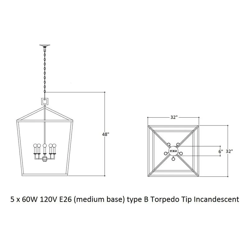 Denison Grande Pendant Light