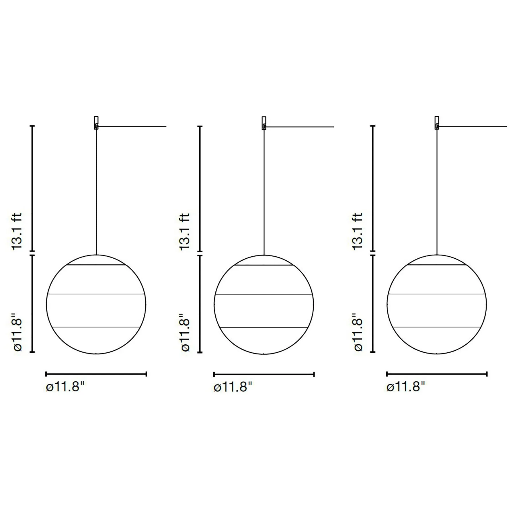 Dipping LED 24V Cluster Pendant Light