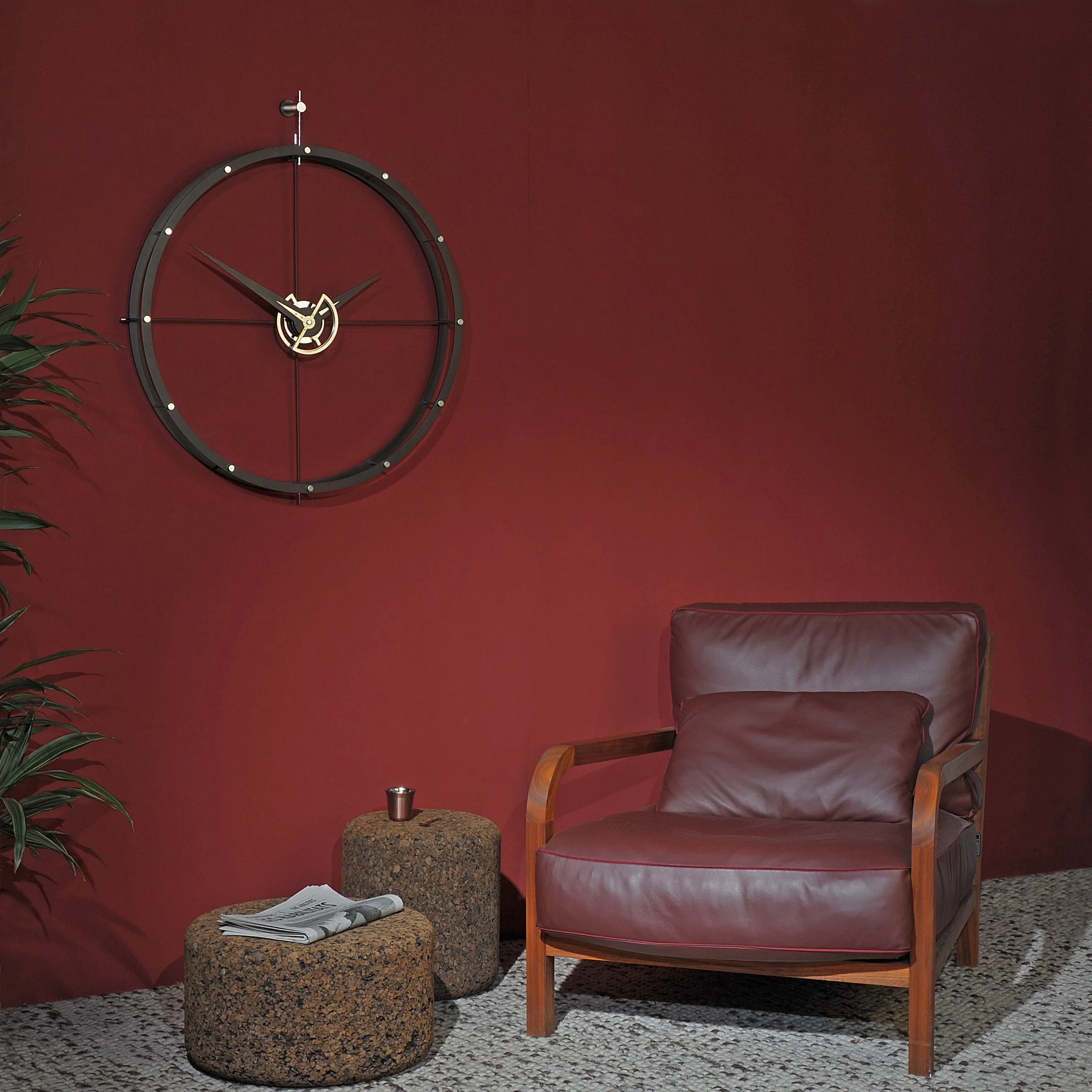 Doble O Wall Clock