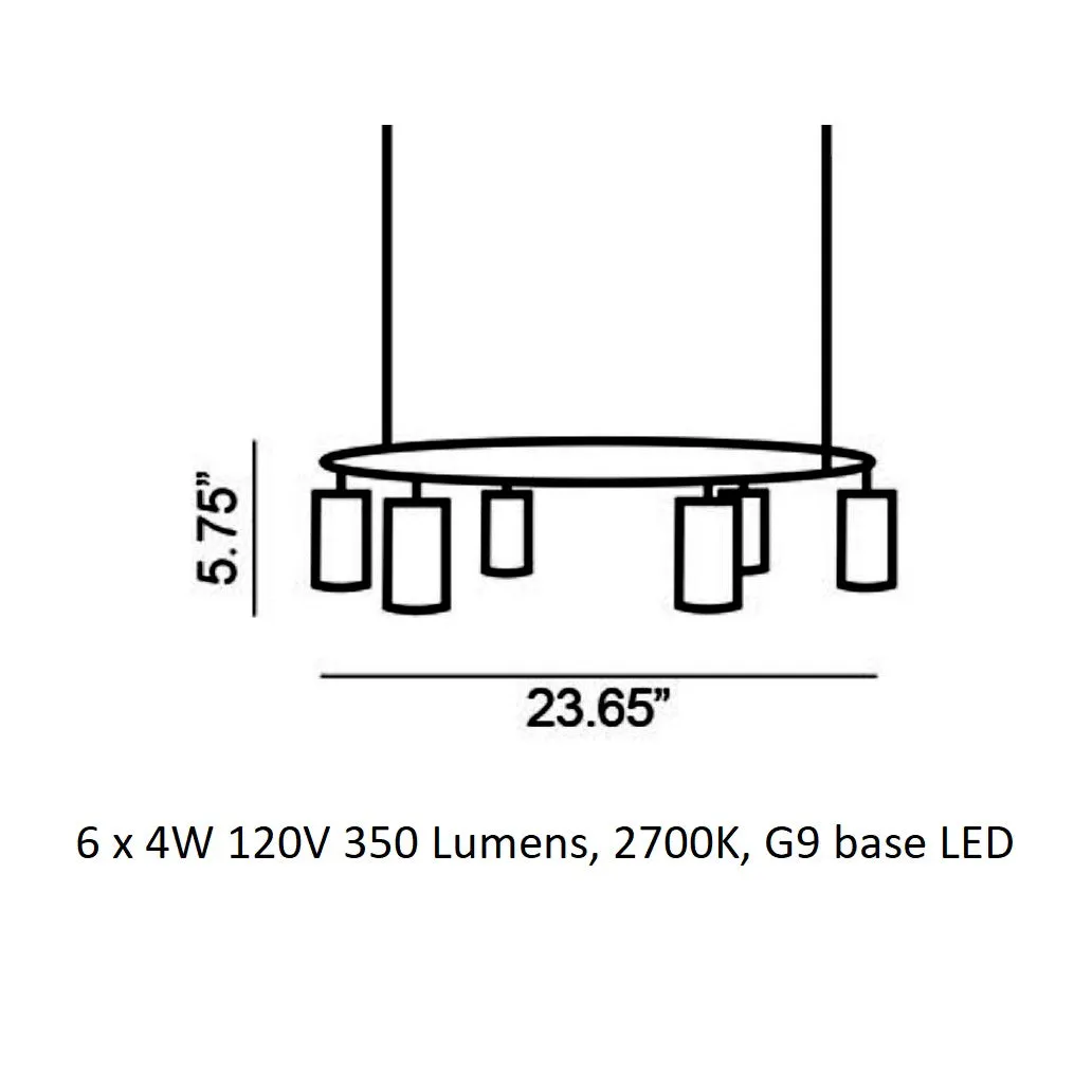 Donna Circle Pendant Light