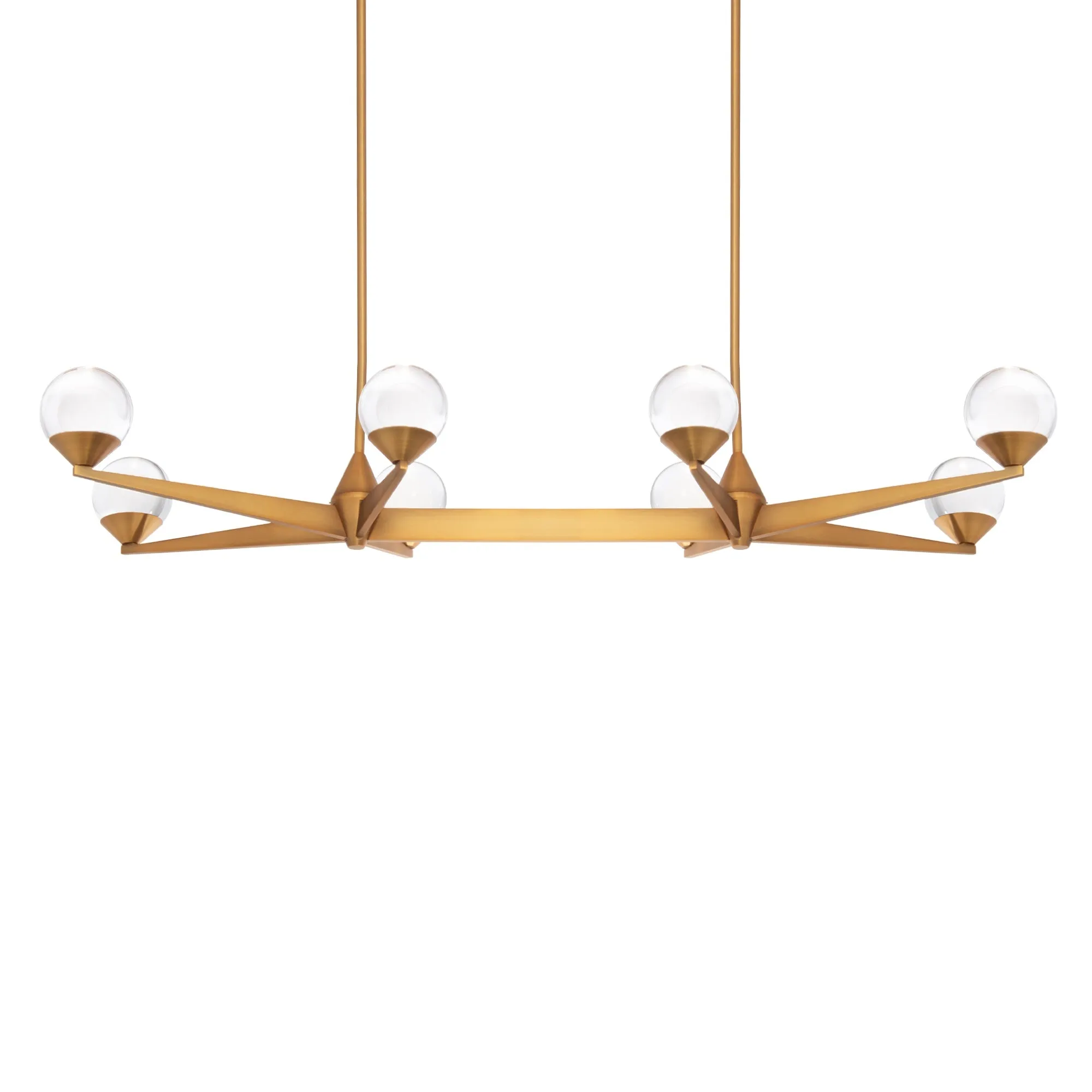 Double Bubble Linear Chandelier