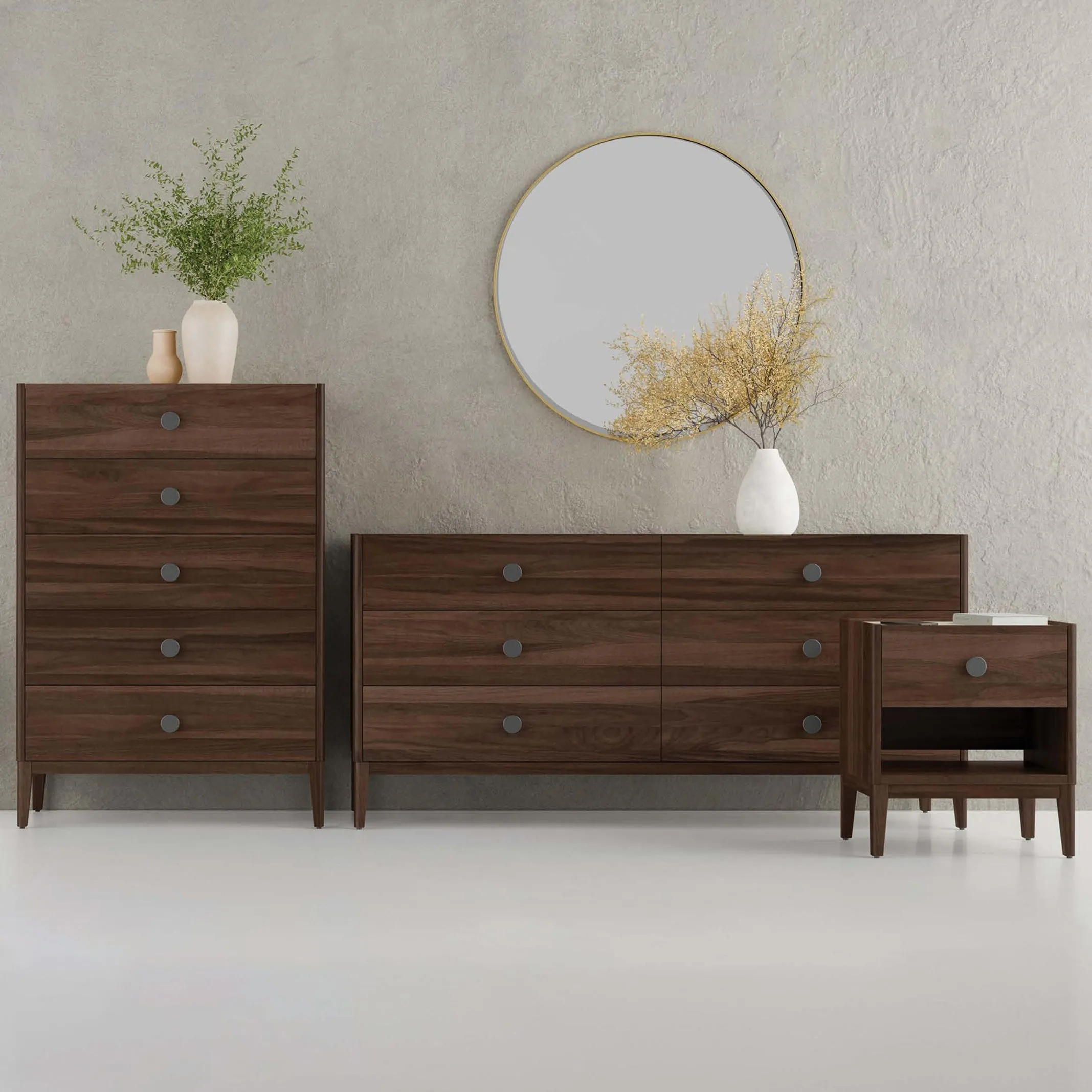 Ema 5-Drawer Tall Dresser