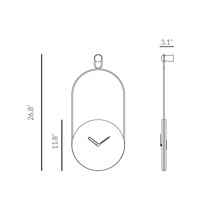 Eslabon Wall Clock