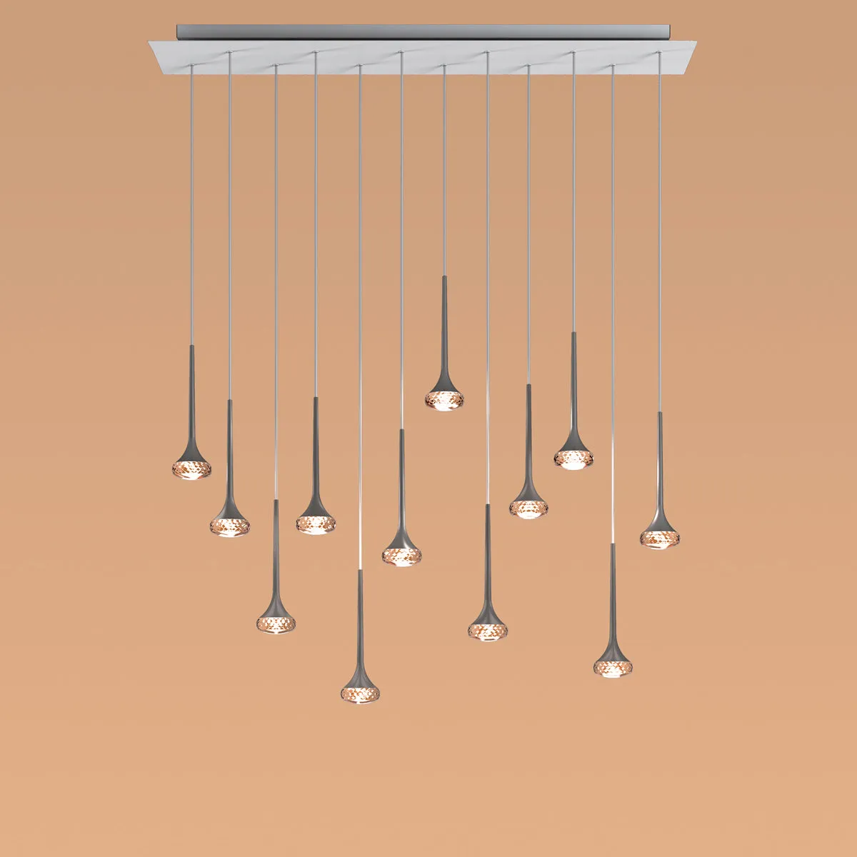 Fairy 12 Light Linear Cluster Pendant Light