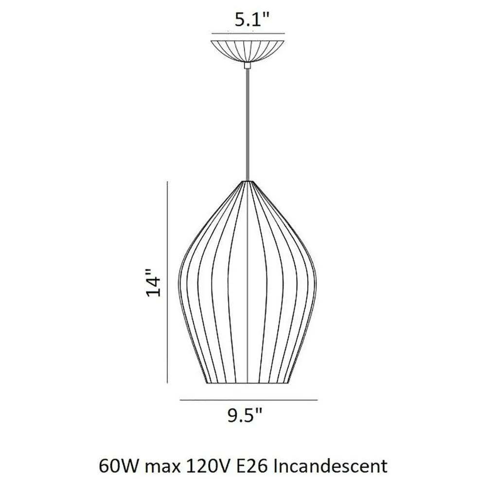 Fin Pendant Light