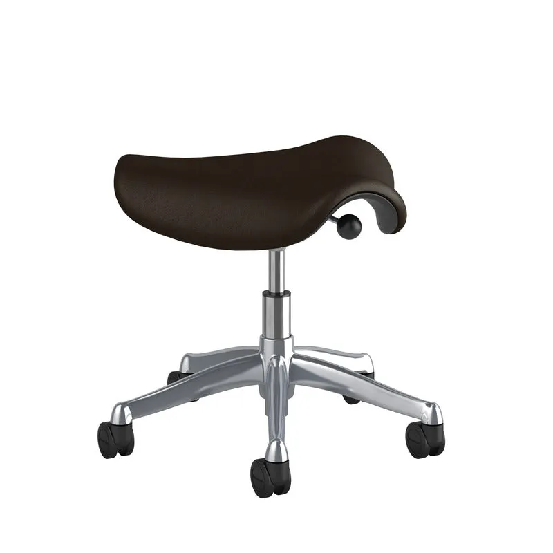 Freedom Saddle Leather Task Stool